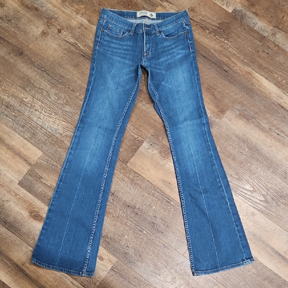 Victoria's Secret PINK Women's Y2K Low Rise Flared Leg Jeans in Denim Blue